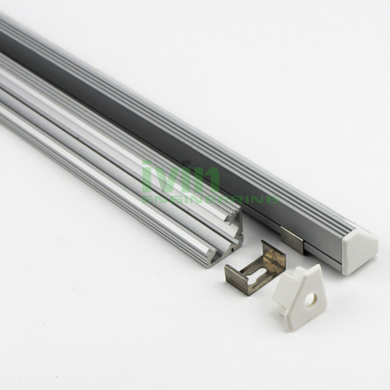 90° Corner LED linear light profile, wall corner LED liner light housing.